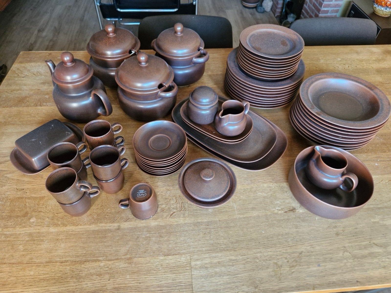 Prachtig bruin Arzberg servies, Ophalen, Overige typen, Zo goed als nieuw, Overige stijlen