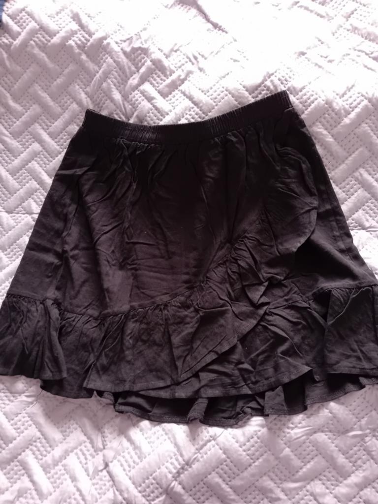 True Spirit viscose rokje met elastieken band - Maat M, Maat 38/40 (M), Zwart, Ophalen of Verzenden, Boven de knie
