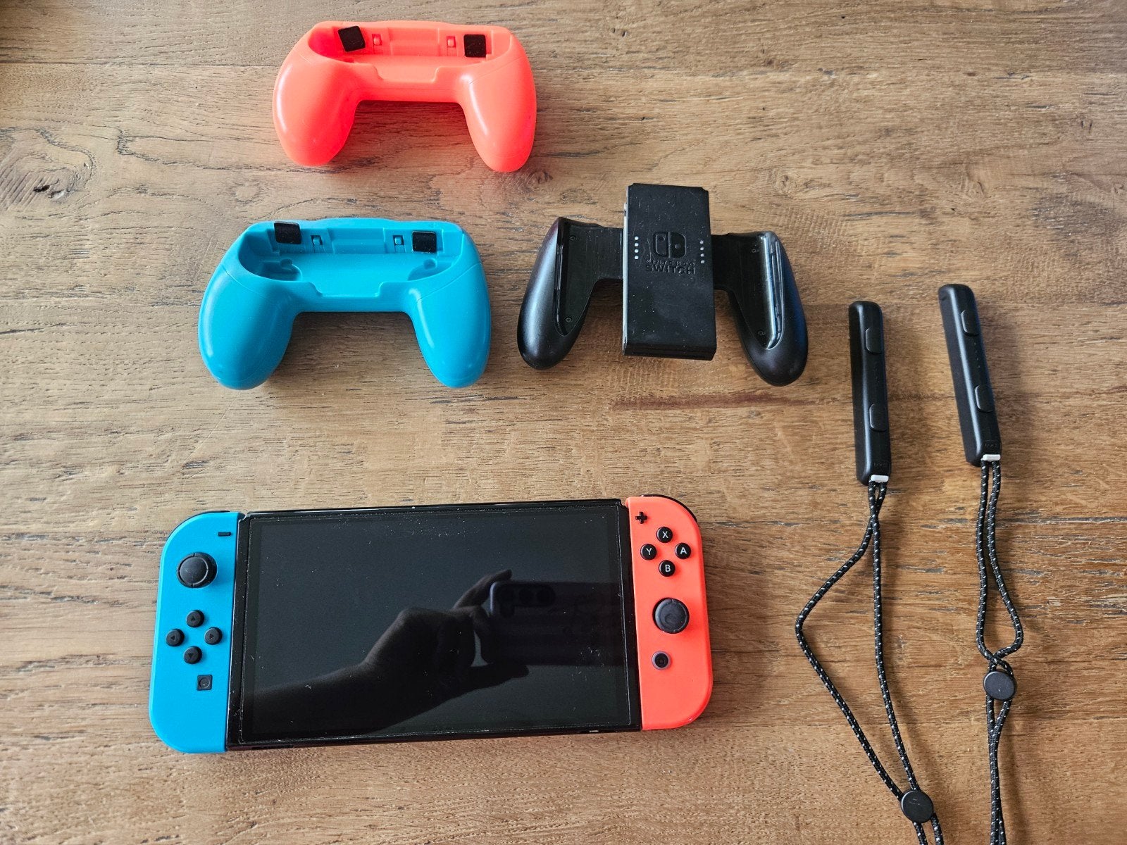 Nintendo Switch OLED inclusief dock, Ophalen, Gebruikt, Met 2 controllers, Switch Original