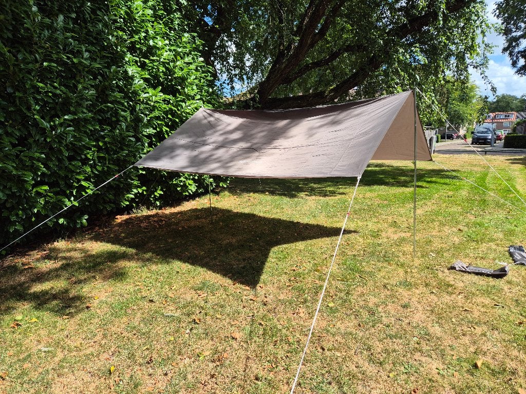 Tarp Quechua 190x285 donkergroen, Ophalen of Verzenden, Zo goed als nieuw, Tot en met 2