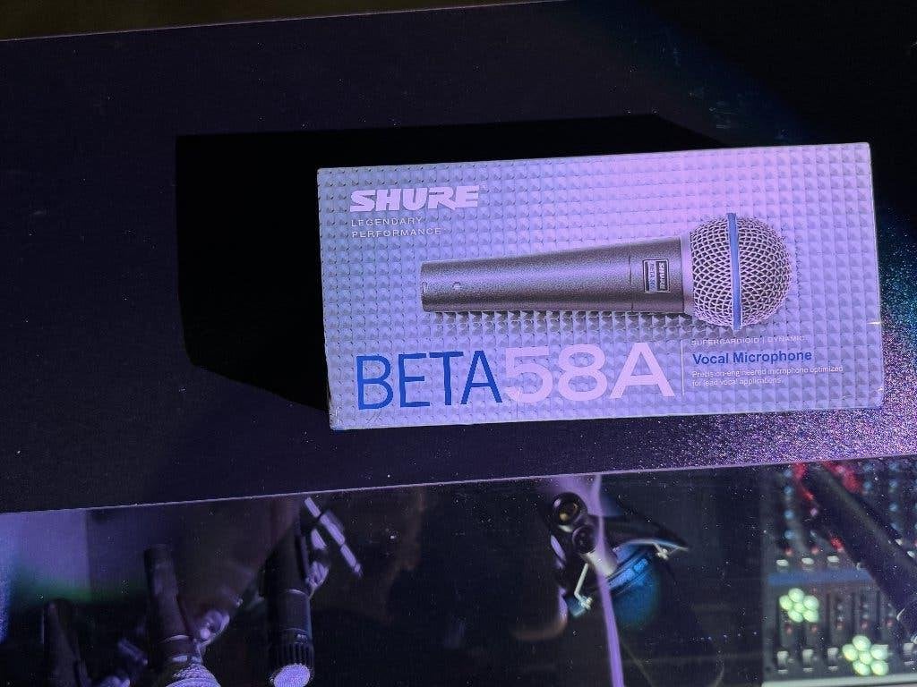 Shure Beta 58A (nieuw in doos), Ophalen, Nieuw, Instrumentmicrofoon