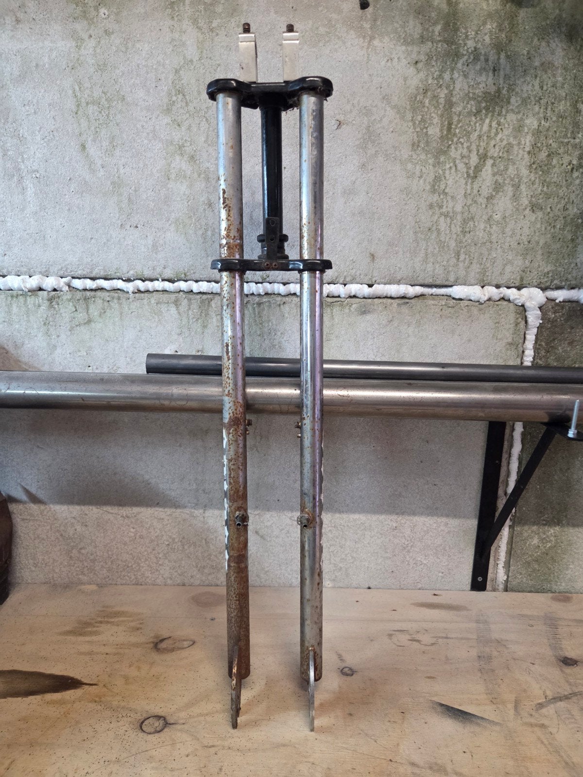 opknapper chopper voorvork compleet met lagerset, Ophalen of Verzenden, Gebruikt, Voorvork, Staal