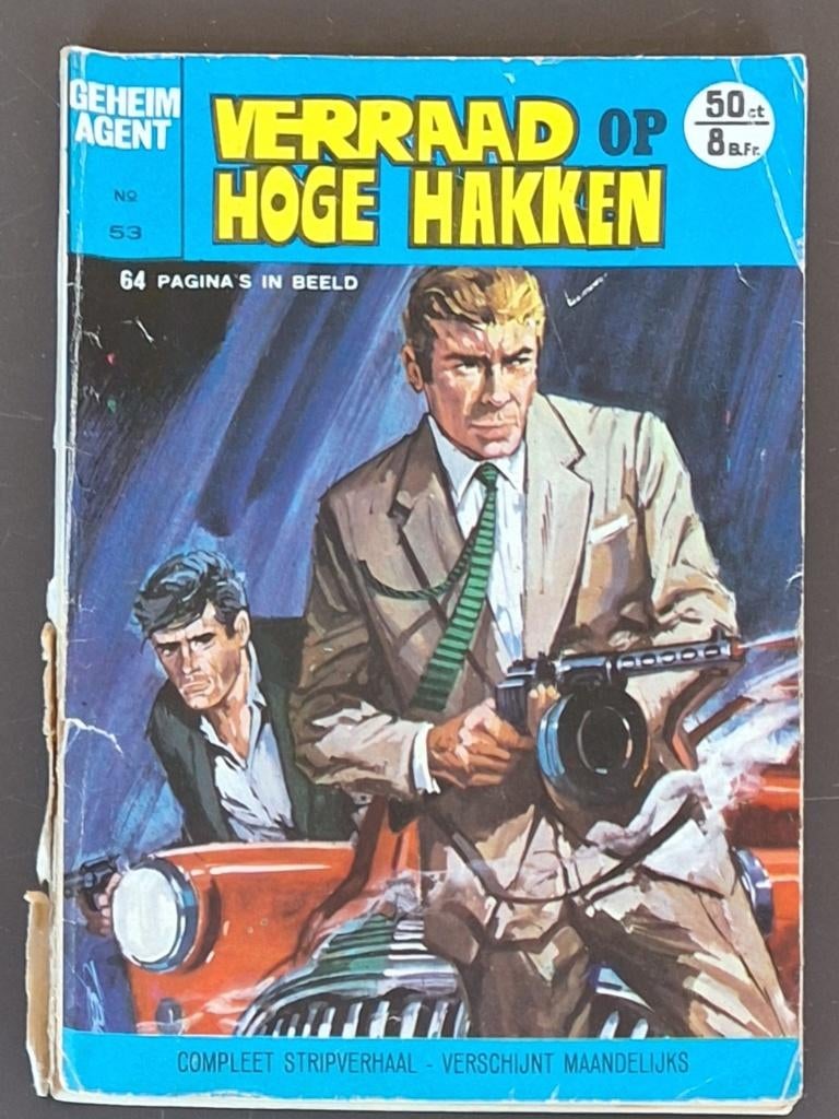Verraad op hoge hakken - Geheim agent no 53, Boeken, Stripboeken, Eén stripboek, Ophalen of Verzenden, Gelezen