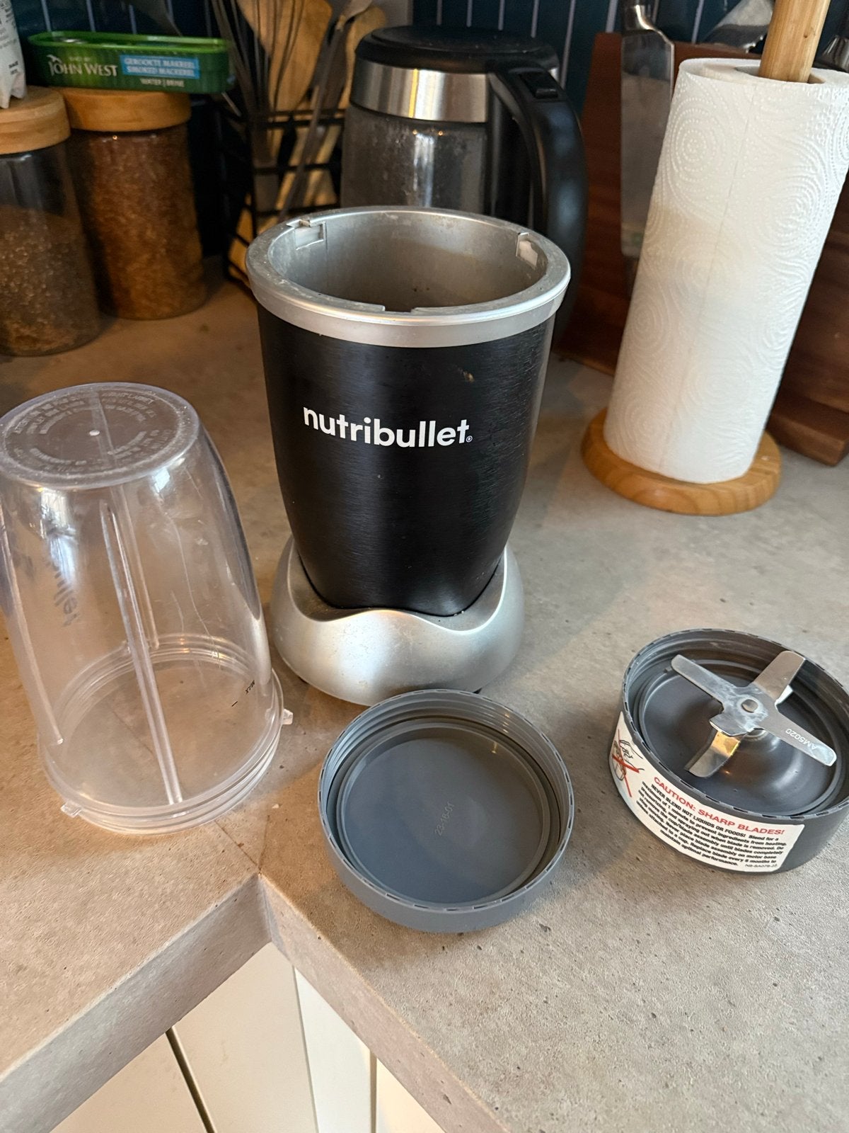 Nutribullet Blender NBR-0814K - Zo goed als nieuw, Ophalen of Verzenden, Zo goed als nieuw, Blender