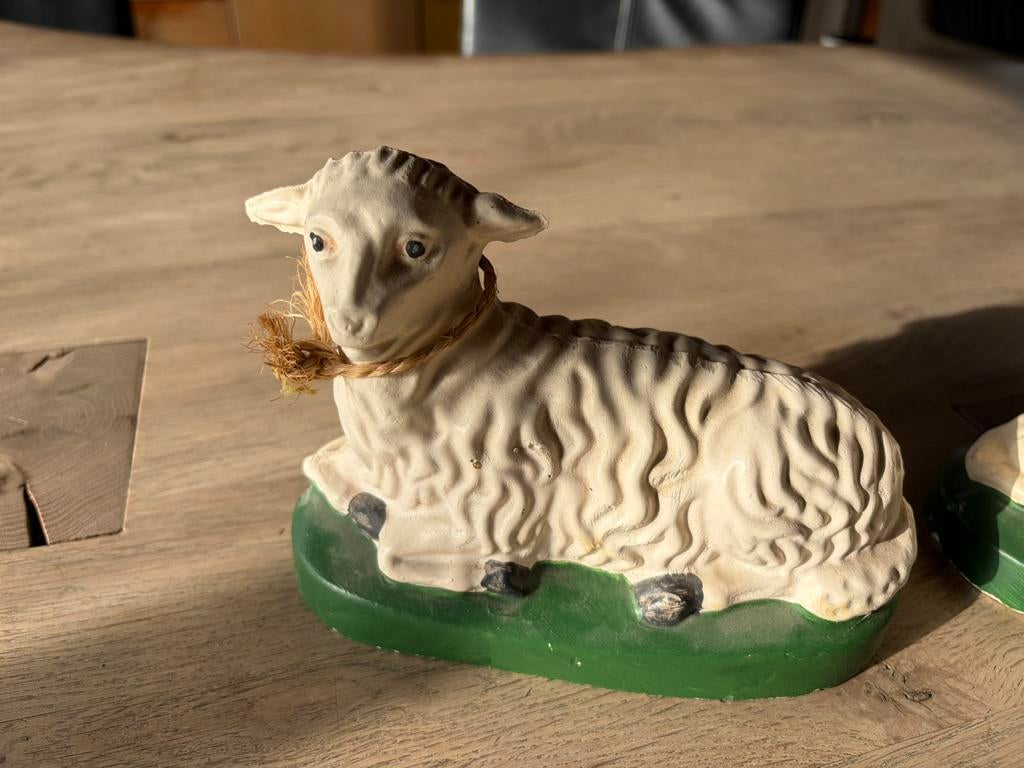 Beeld van een lam. Lammetje, Verzamelen, Beelden en Beeldjes, Ophalen of Verzenden, Gebruikt, Dier