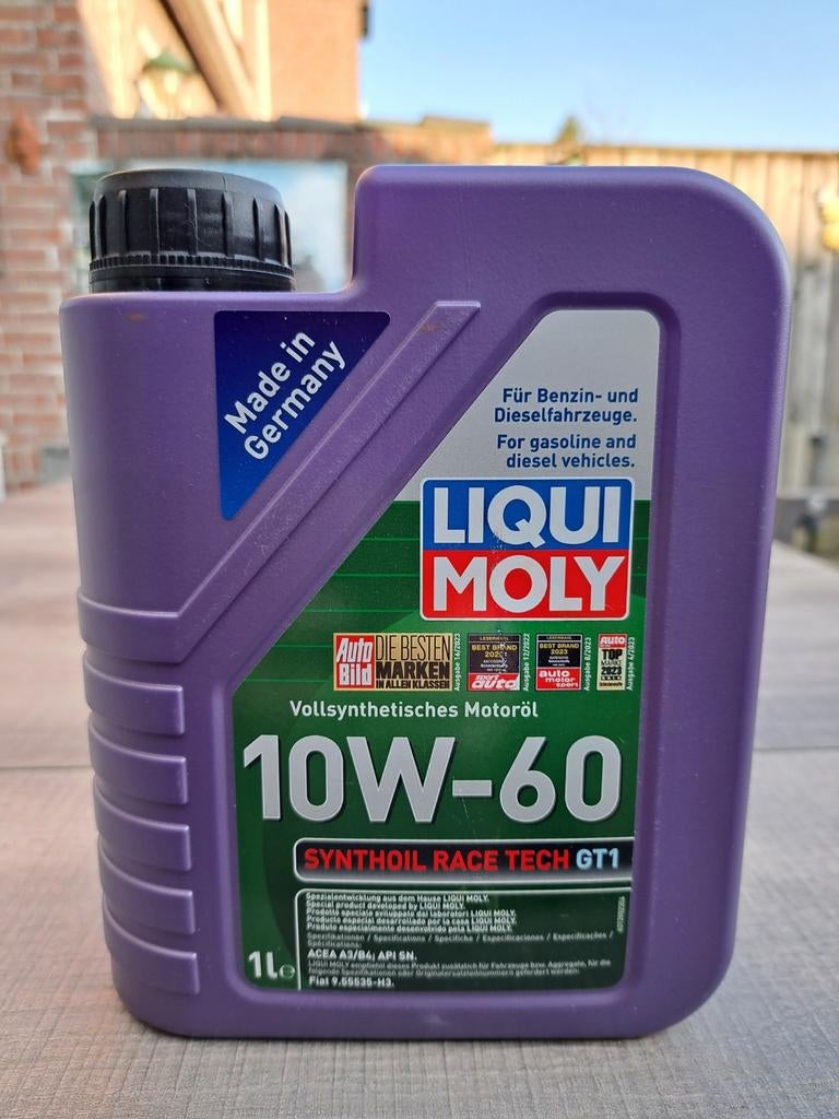 LIQUI MOLY 10W-60 Synthoil Race Tech GT1 Motorolie 1L, Ophalen of Verzenden, Nieuw, Universele onderdelen