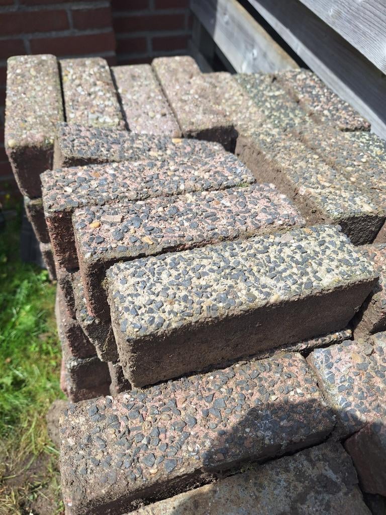 Stenen sierbestrating klinkers, Tuin en Terras, Ophalen, Beton, Klinkers