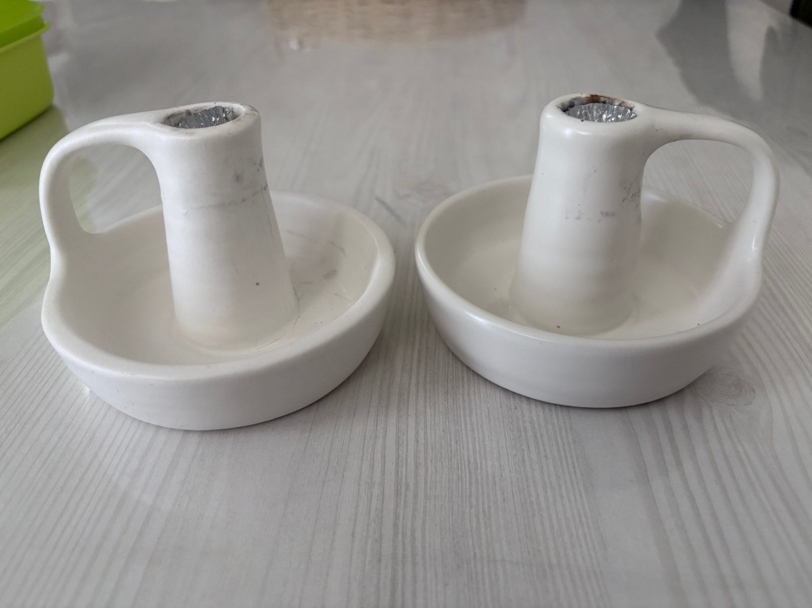Kandelaar 2 stuks van Ikea, Ophalen, Keramiek of Aardewerk