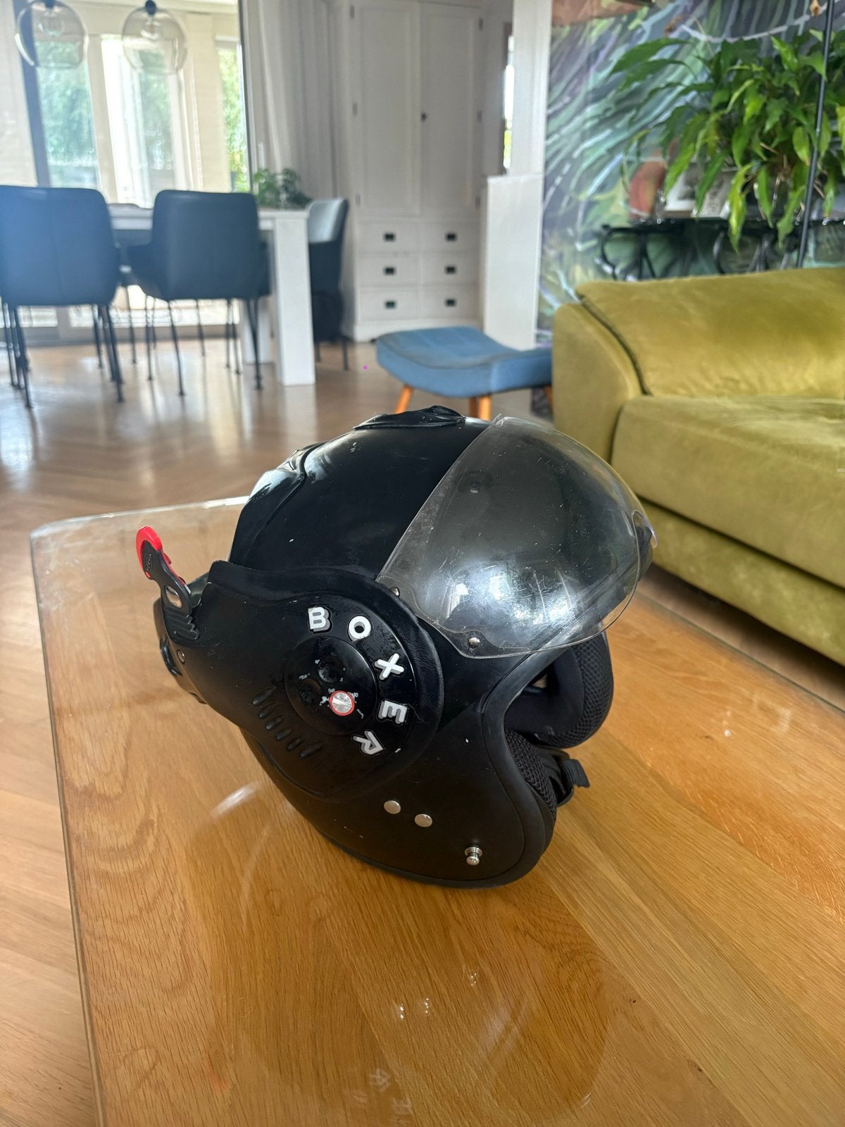 ROOF Boxer V8 motorhelm - Maat M, Ophalen of Verzenden, Gebruikt, Medium