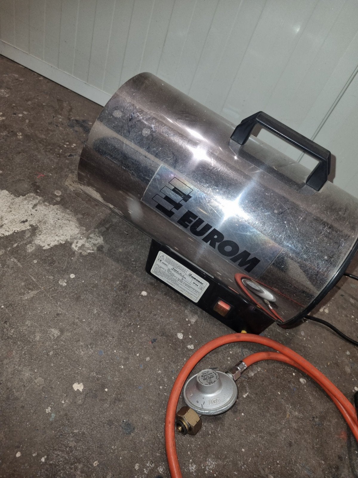 Eurom HK 15 heteluchtkanon op gas., Ophalen, Gebruikt, Gas, Vloer