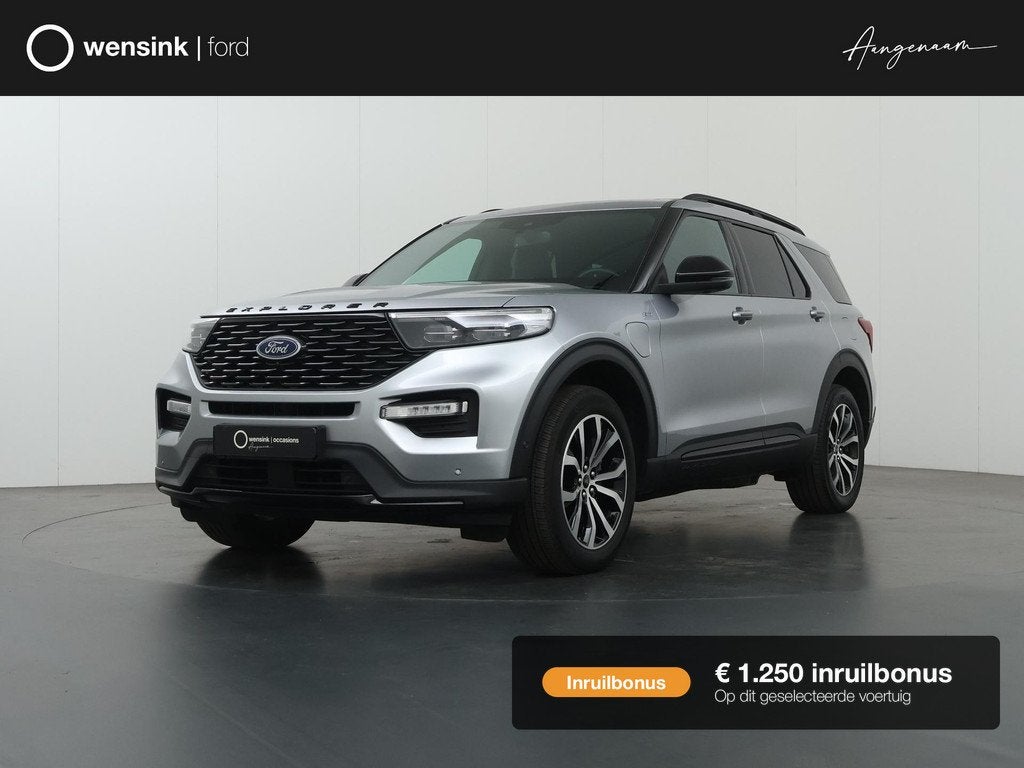 Ford Explorer 3.0 V6 EcoBoost PHEV ST-Line | Panoramadak | B, Auto's, Ford, Automaat, 14 kWh, 2441 kg, Bedrijf