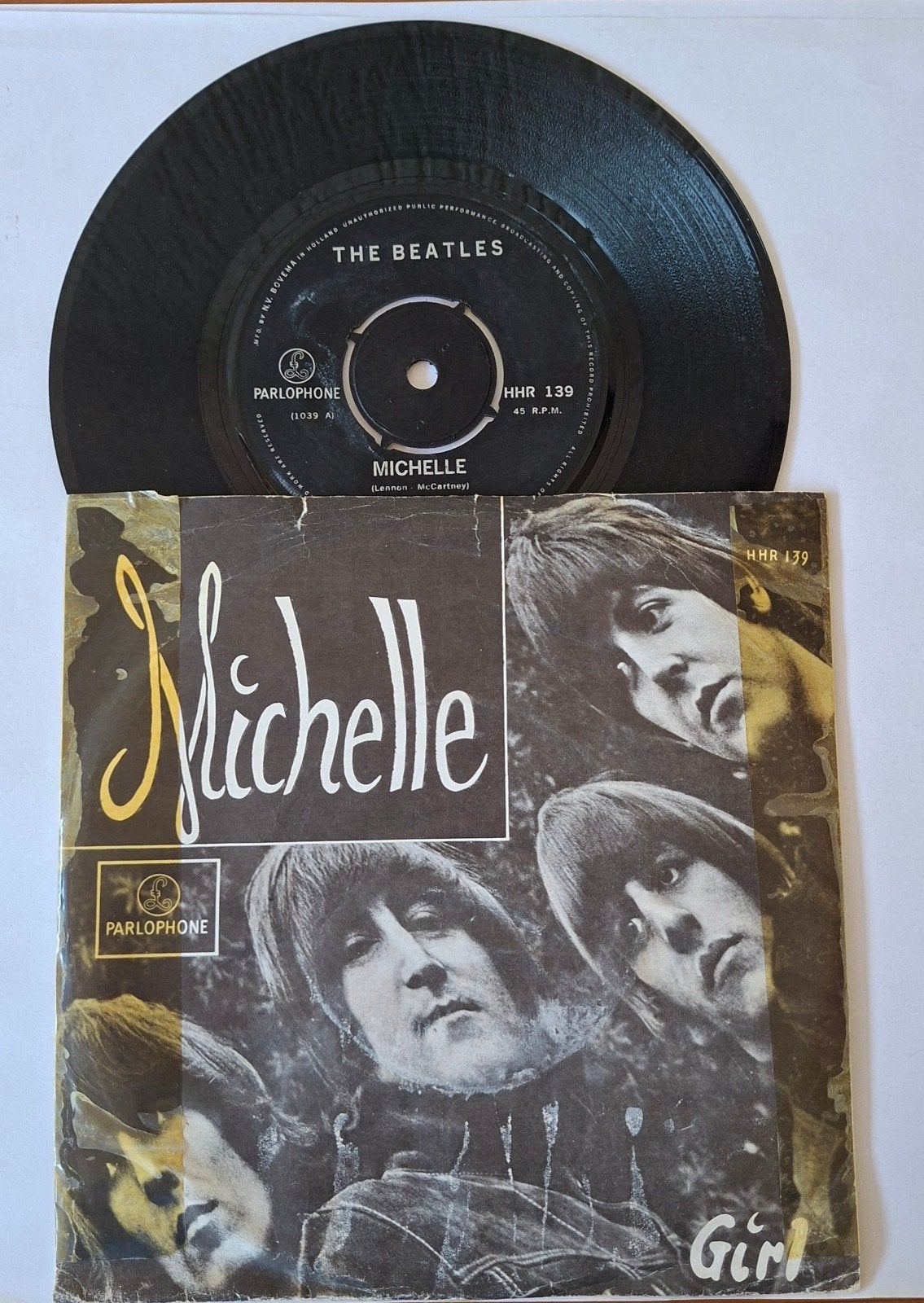 The Beatles          Michelle, Ophalen of Verzenden, Gebruikt, 7 inch, Pop