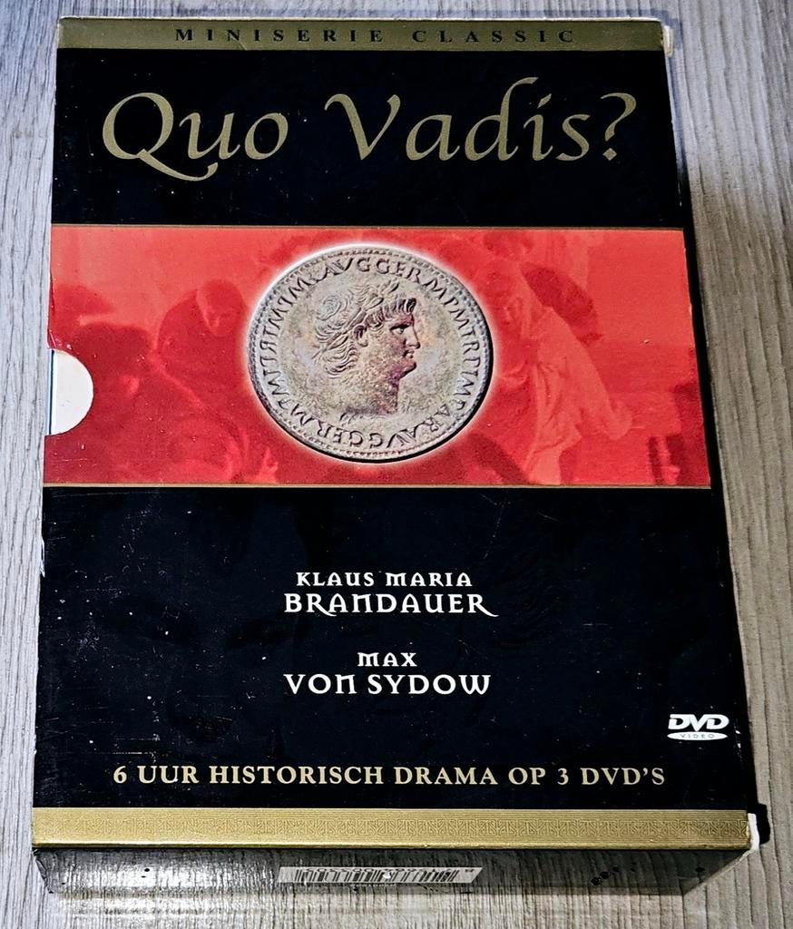 Quo Vadis? Miniserie Classic - 3 DVD Boxset, Cd's en Dvd's, Dvd's | Drama, Zo goed als nieuw, Historisch of Kostuumdrama, Boxset