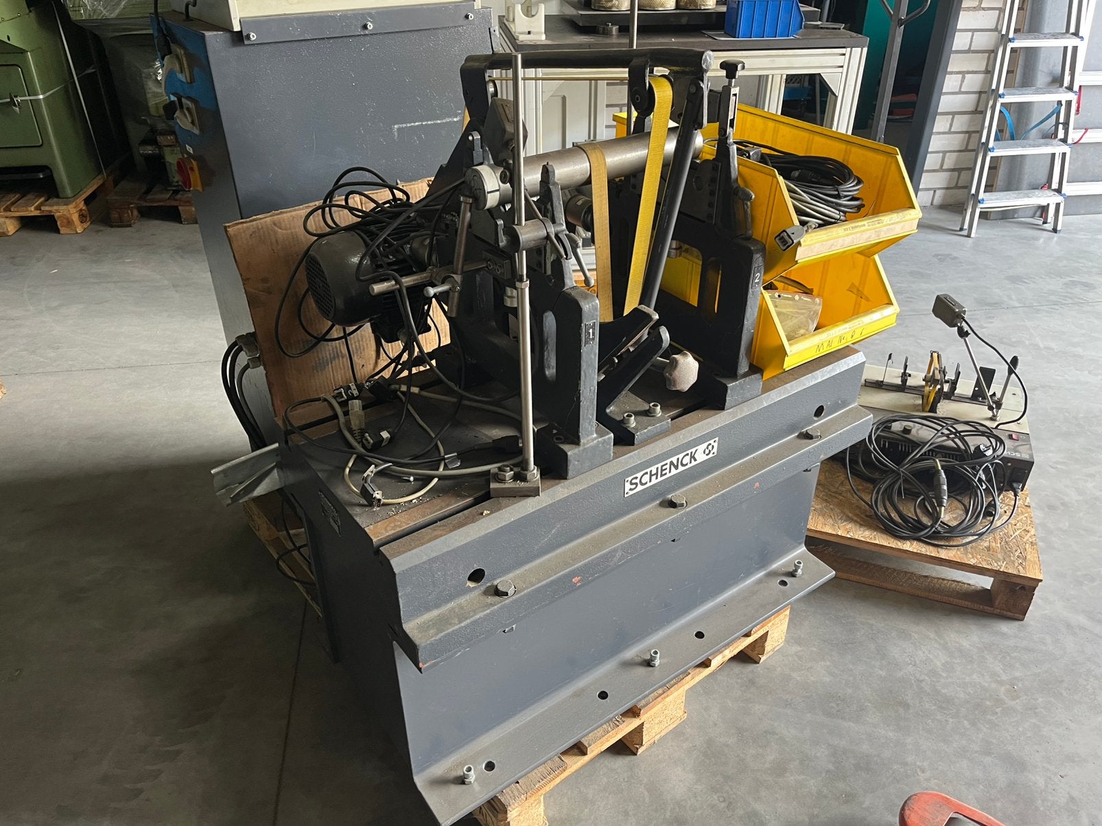Schenck balanceer machine, Ophalen, Gebruikt
