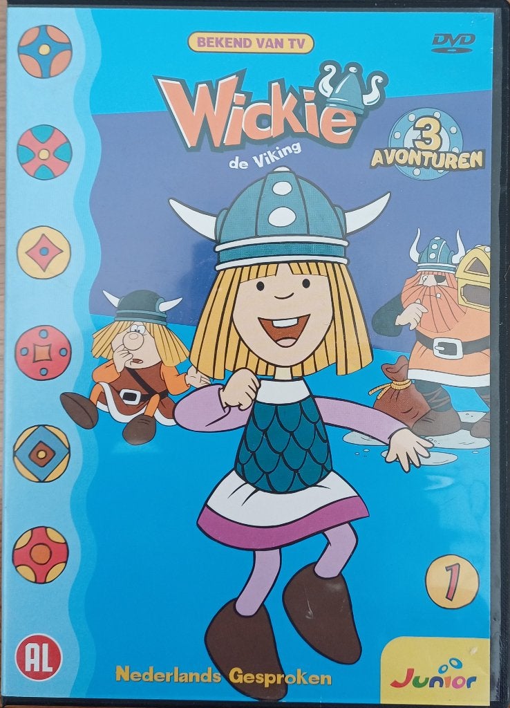 2+1 GRATIS! DVD Wickie de Viking - deel 1, Europees, Tekenfilm, Alle leeftijden, Ophalen of Verzenden