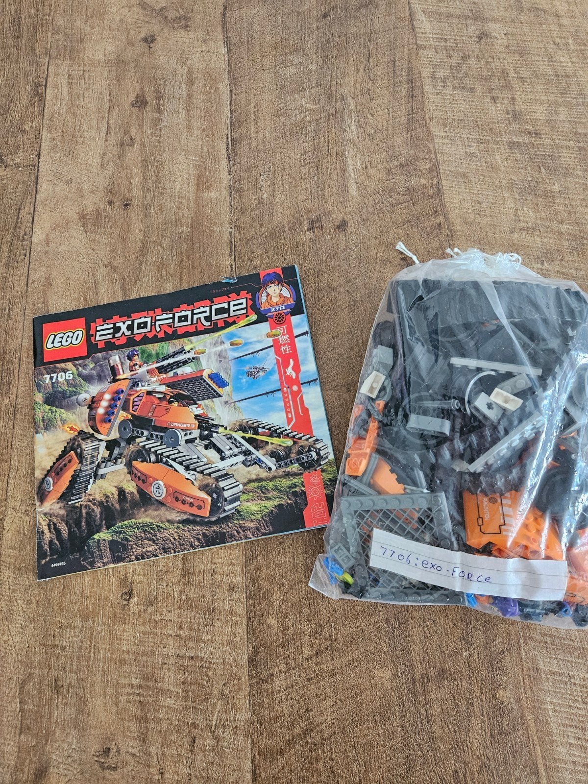 LEGO Exo-Force 7706: River Dragon met instructies, Gebruikt, Overige thema's, Lego, Ophalen of Verzenden