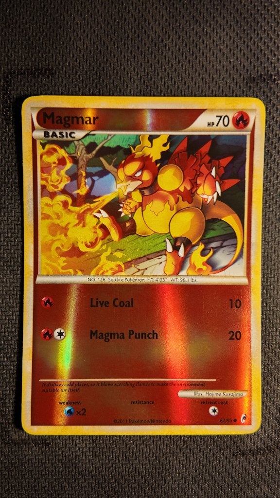 Magmar 62 Call of Legends | Pokemon kaart, Ophalen, Zo goed als nieuw, Losse kaart, Foil