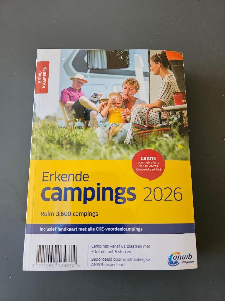 campinggids ANWB 2026, ANWB, Europa, Nieuw, Ophalen of Verzenden