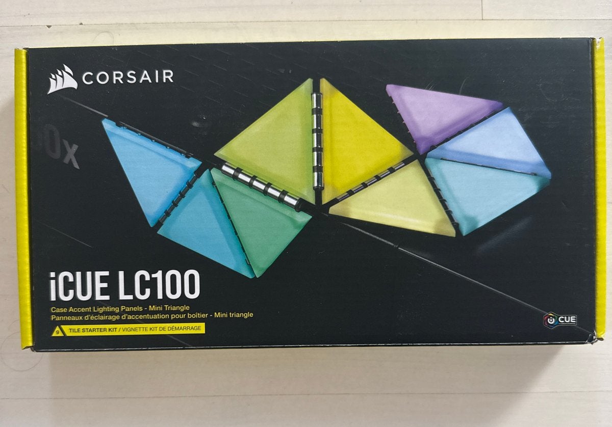 Corsair iCUE LC100 Case Accent Lighting Panels - Mini Triang, Ophalen of Verzenden, Nieuw