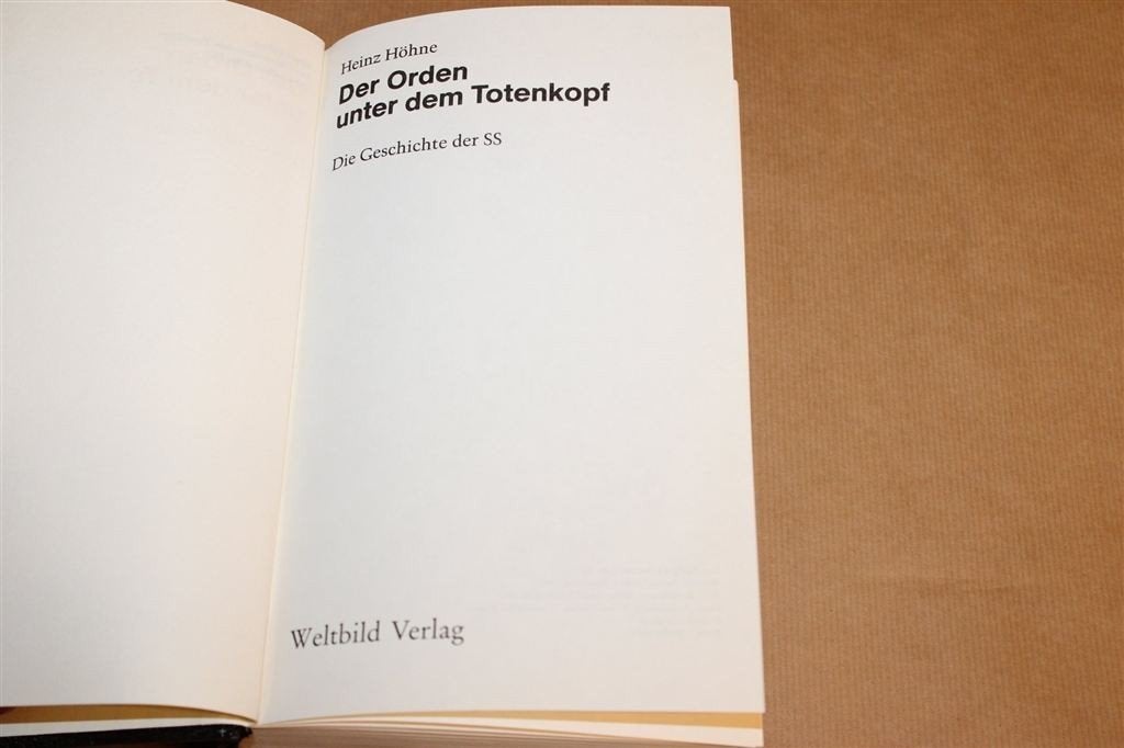 Der Orden unter dem Totenkopf — Geschiedenis van de SS, Ophalen of Verzenden, Tweede Wereldoorlog, Gelezen, Overige onderwerpen