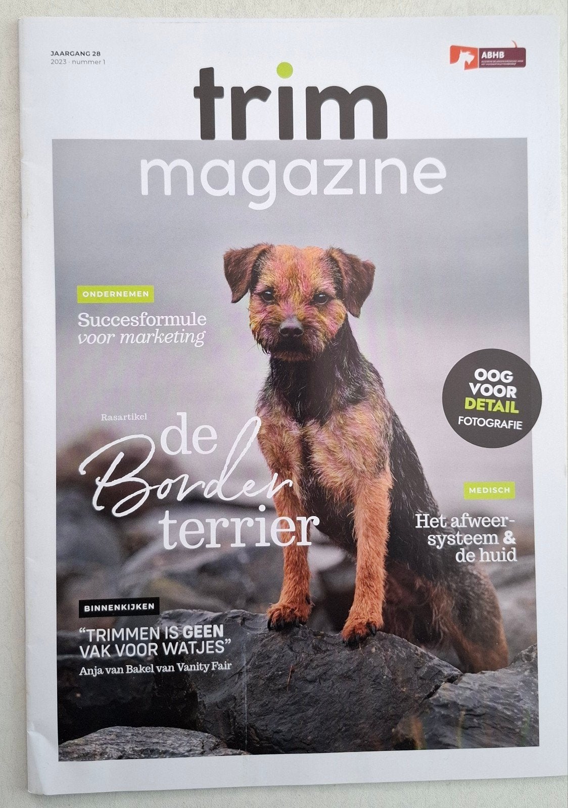 Trimblad Jaargang 28 Nr 1 2023 - De Border Terrier, Ophalen of Verzenden, Nieuw, Overige typen