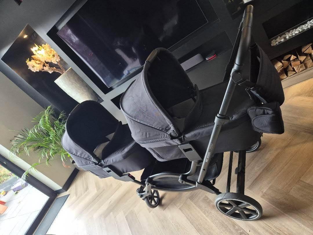 Tweeling kinderwagen ABC Design Zoom Twin Duowagen ZGANIEUW, Ophalen, Zo goed als nieuw, Overige merken, Duowagen