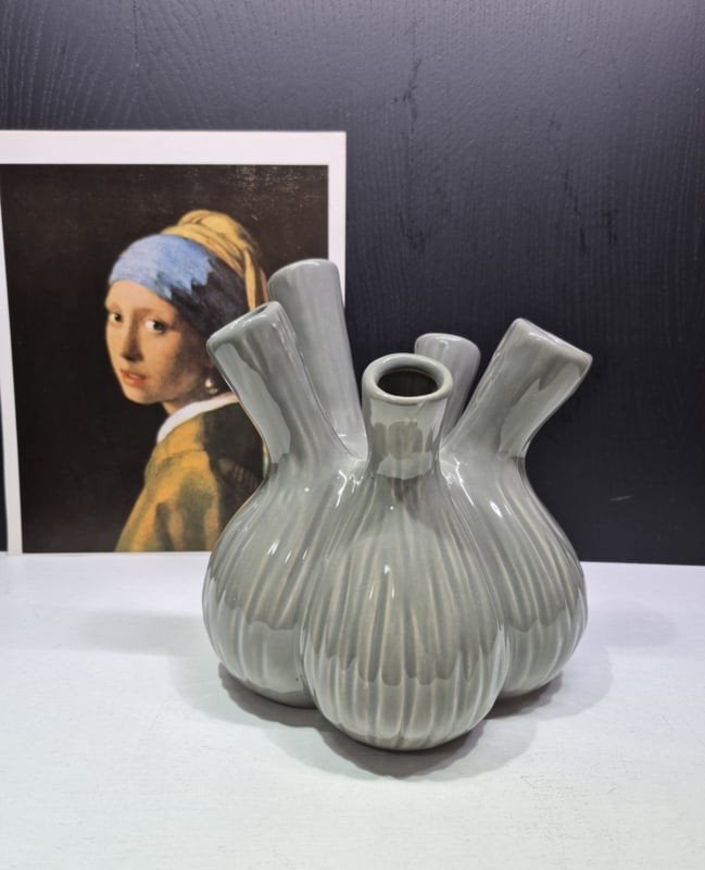 Grote Tulpenvaas, Huis en Inrichting, Woonaccessoires | Vazen, Zo goed als nieuw, Overige kleuren, Glas, Ophalen of Verzenden