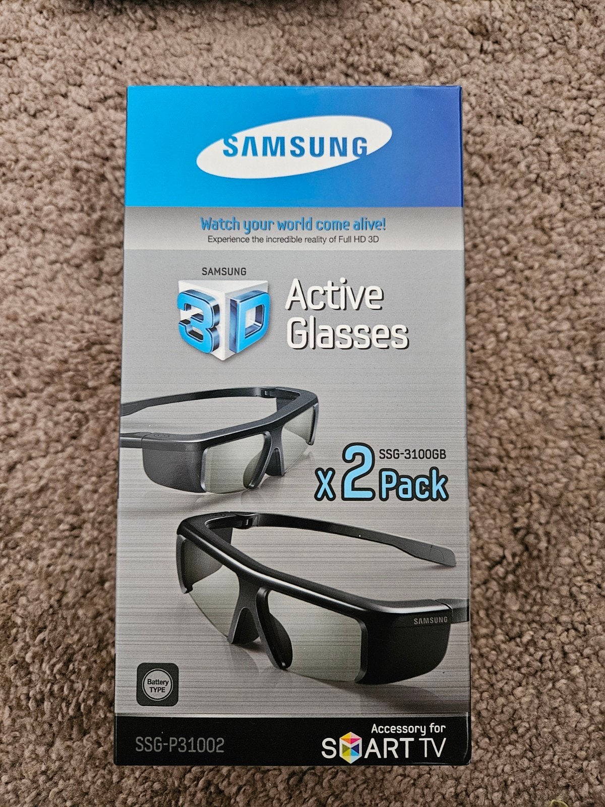 Samsung SSG - P31002 2x 3D Brillen, Ophalen of Verzenden, Nieuw