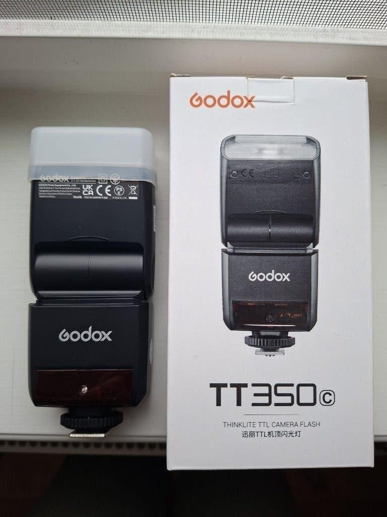 GODOX Speedlite TT350 Canon (externe flitser camera), Canon, Externe flitser, Zo goed als nieuw, Godox
