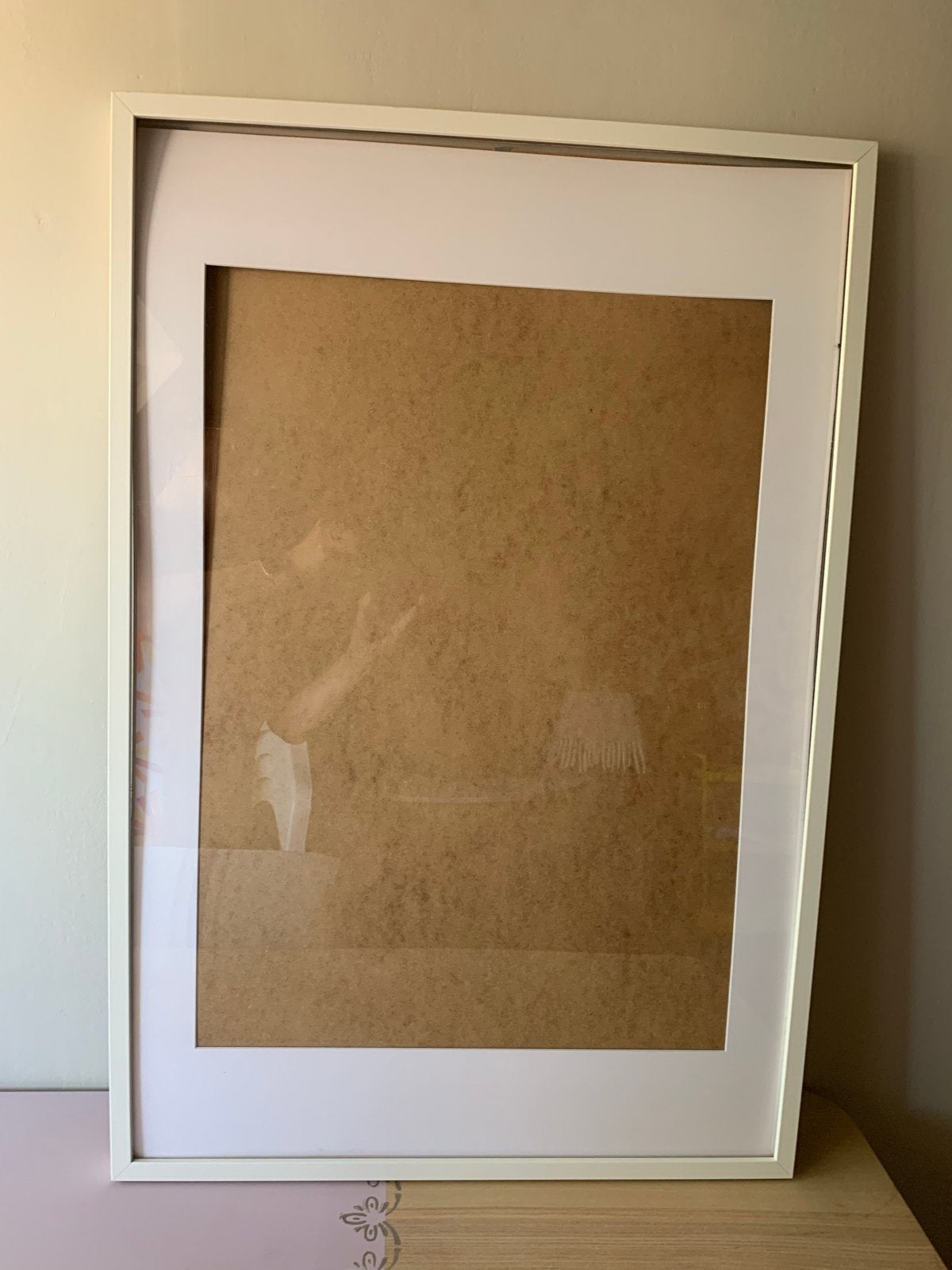 IKEA Ribba fotolijst 61x91 cm wit, Ophalen, Zo goed als nieuw, Fotolijst, Wit
