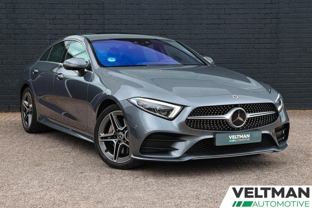 Mercedes CLS-klasse 450 4MATIC AMG LINE DISTRONIC LEDER HEAD, Auto's, Mercedes-Benz, Gebruikt, 367 pk, Leder, Bedrijf
