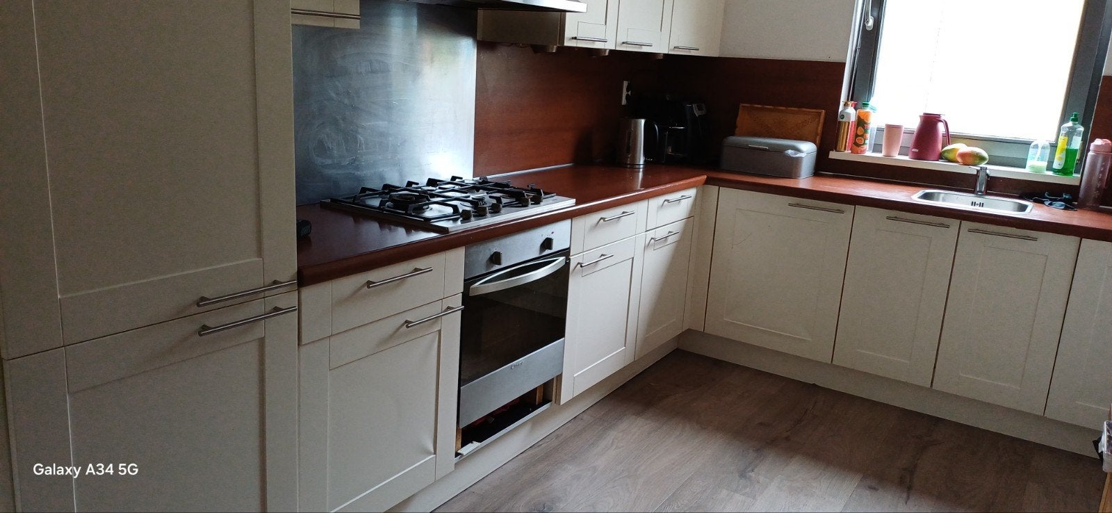 Keuken gratis ophalen en demonteren, Huis en Inrichting, Ophalen, Gebruikt, Hoekkeuken, Kunststof