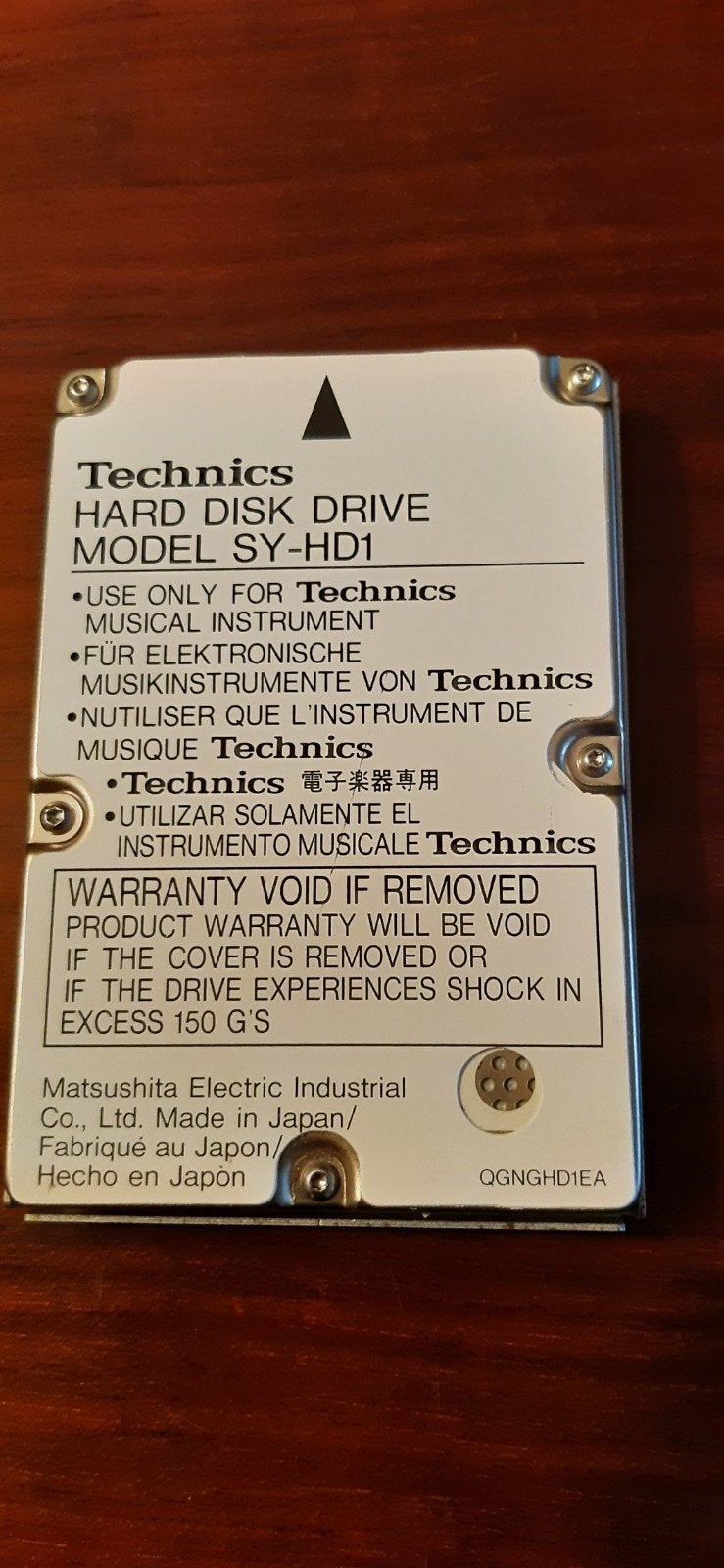 harde schijf voor  Technics keyboard, Muziek en Instrumenten, Keyboards, Ophalen of Verzenden, Gebruikt, 61 toetsen, Technics