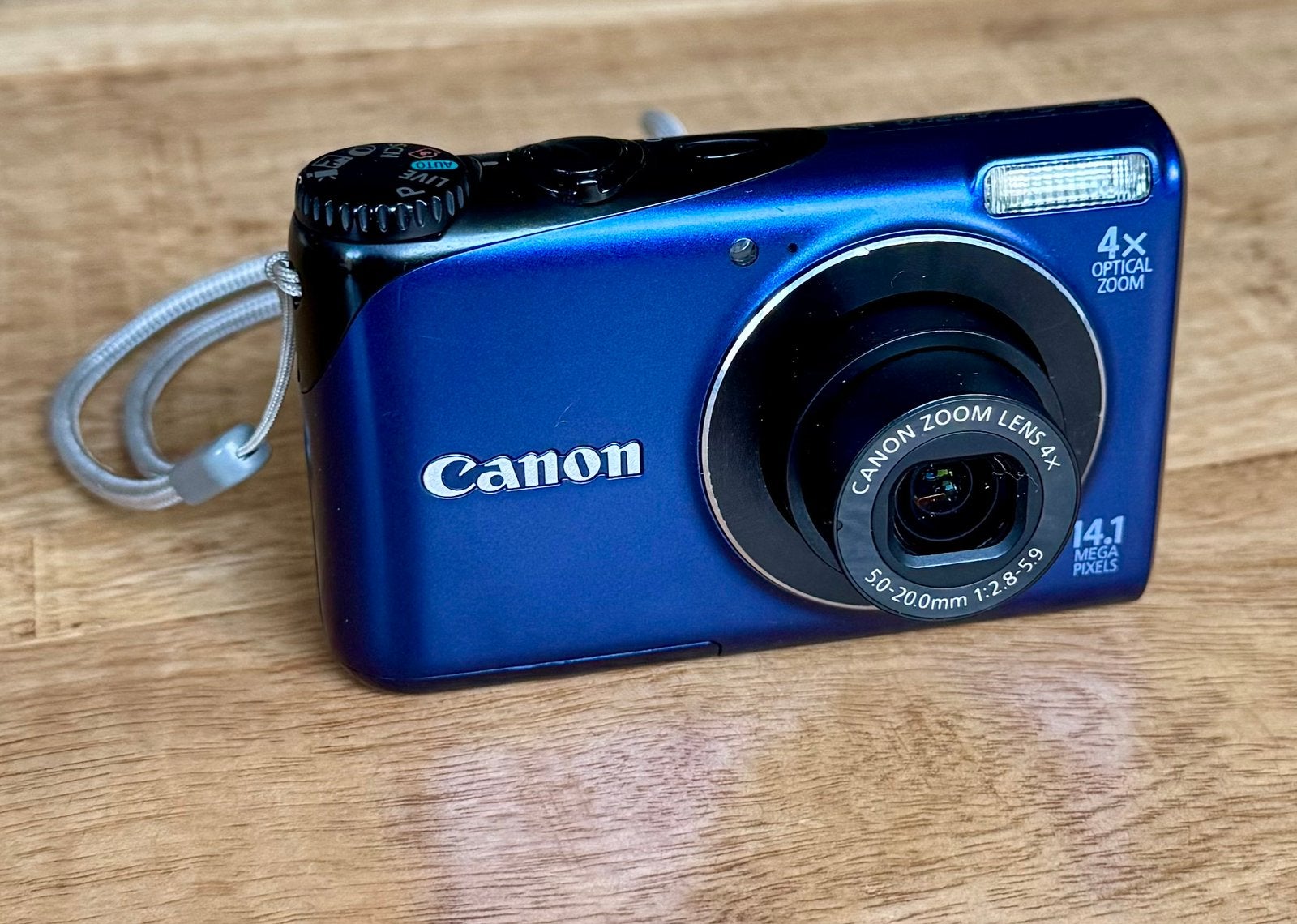 Canon PowerShot A2200 HD blauw – compleet & in goede staat!, Canon, Ophalen of Verzenden, Zo goed als nieuw, Compactcamera