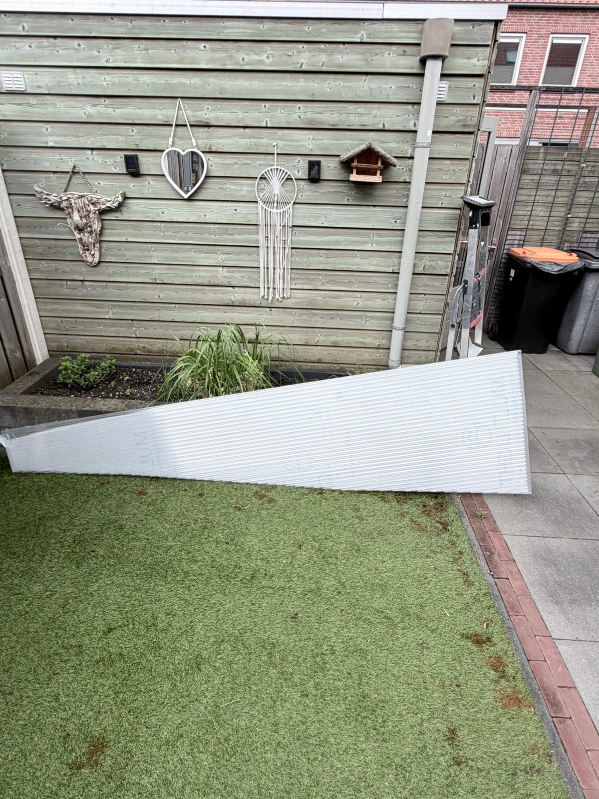 Polycarbonaat kanaalplaat (helft) 300 x 98 x 1,6 cm, Doe-het-zelf en Verbouw, Platen en Panelen, Ophalen, Zo goed als nieuw