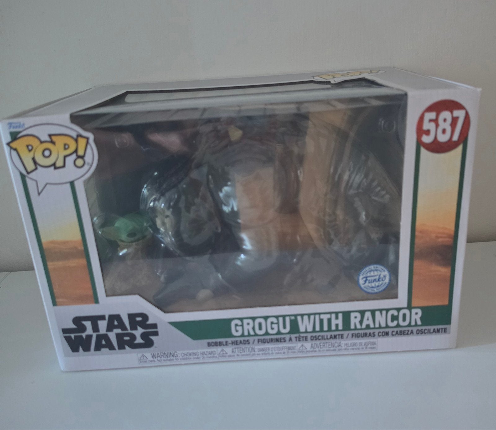 Funko Pop! Star Wars Grogu met Rancor #587, Ophalen of Verzenden, Nieuw, Actiefiguurtje