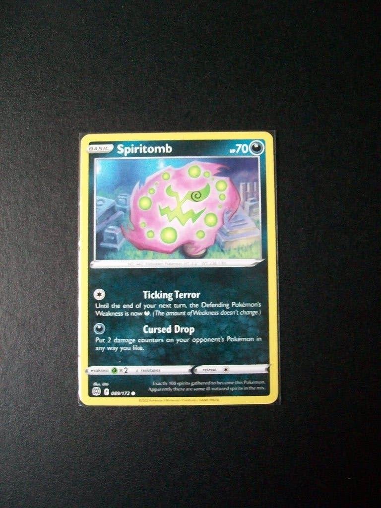 4361: Nieuwe Pokemon Kaart SPIRITOMP hp 70 (089/172), Verzenden, Nieuw, Losse kaart