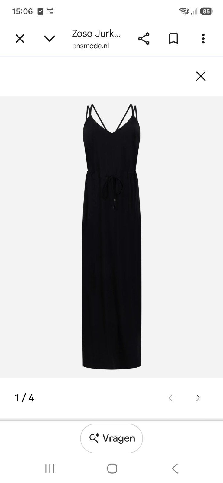 zoso maxi jurk, Kleding | Dames, Jurken, Maat 38/40 (M), Zwart, Ophalen of Verzenden, Zo goed als nieuw