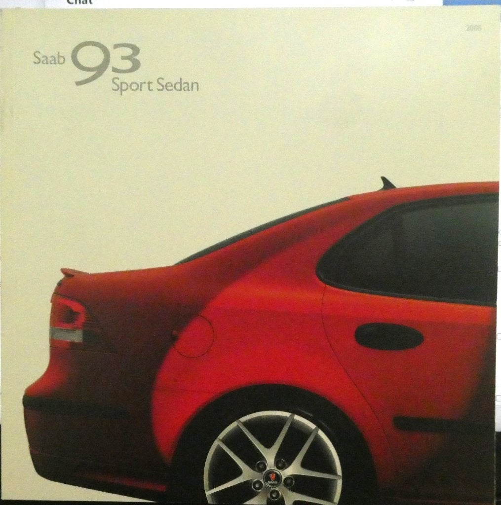 Saab 93 Sport Sedan 2004 brochure, Verzenden, Zo goed als nieuw, Overige merken