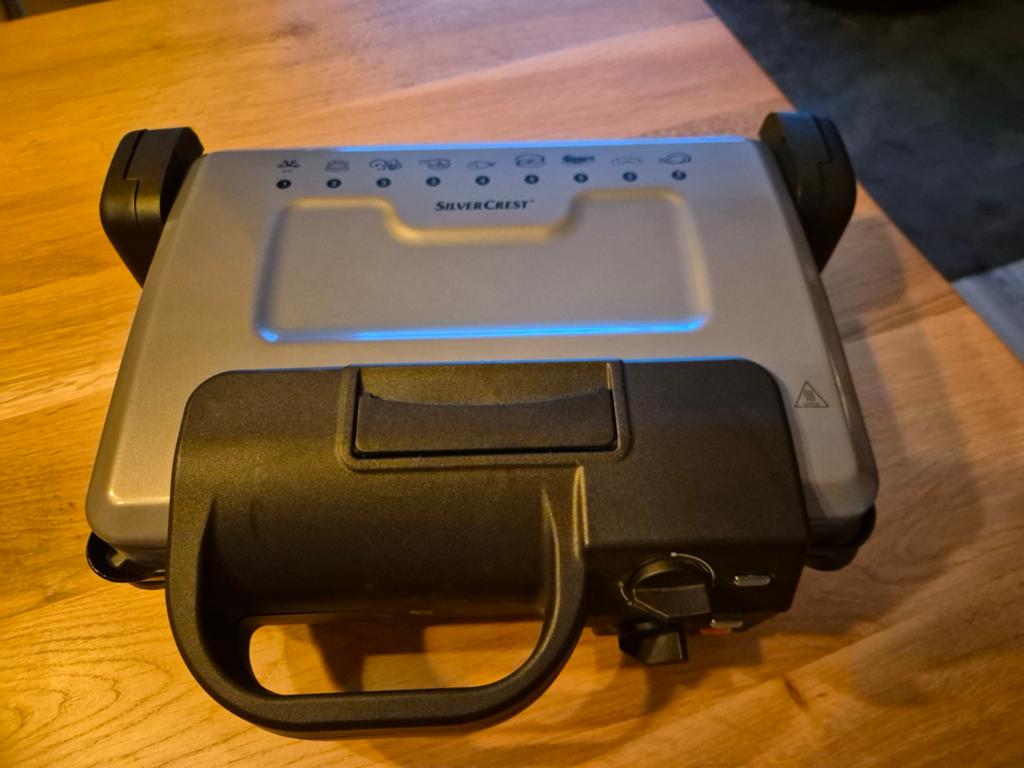Silvercrest contactgrill, Witgoed en Apparatuur, Contactgrills, Zo goed als nieuw, Ophalen