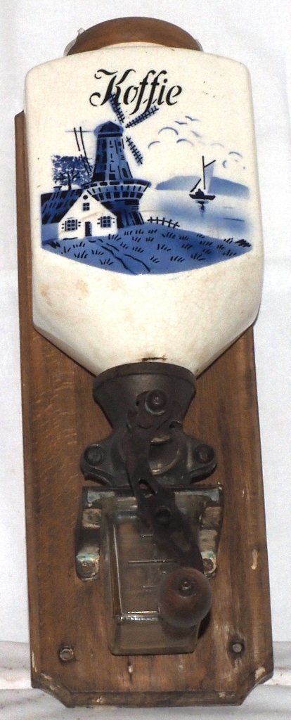 Vintage wand koffiemolen, Ophalen of Verzenden