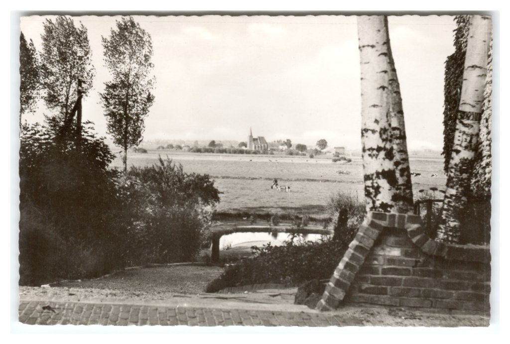 Beek - Berg en Dal, Panorama op Persingen, Ophalen of Verzenden, 1940 tot 1960, Gelopen, Gelderland