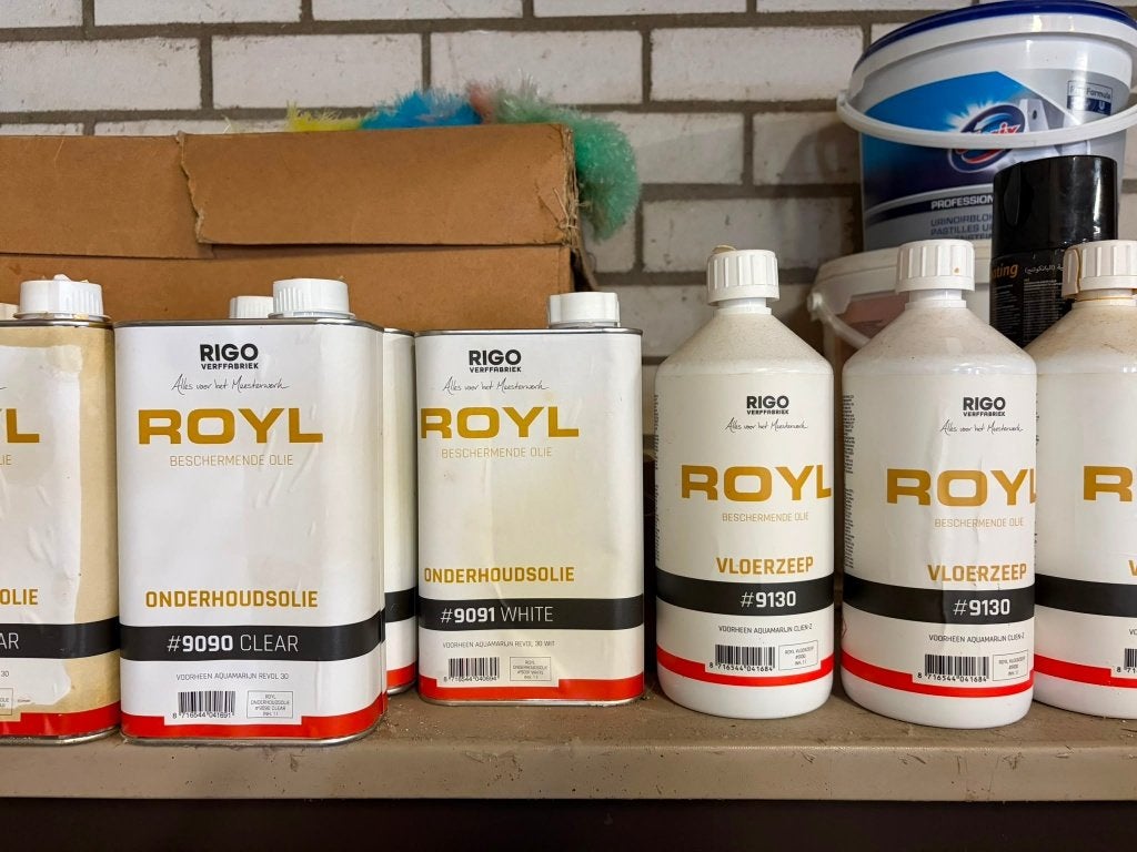 ROYL Vloerolie en Vloerzeep: CLEAR, WHITE en Vloerzeep, Ophalen, Schoonmaakmiddel