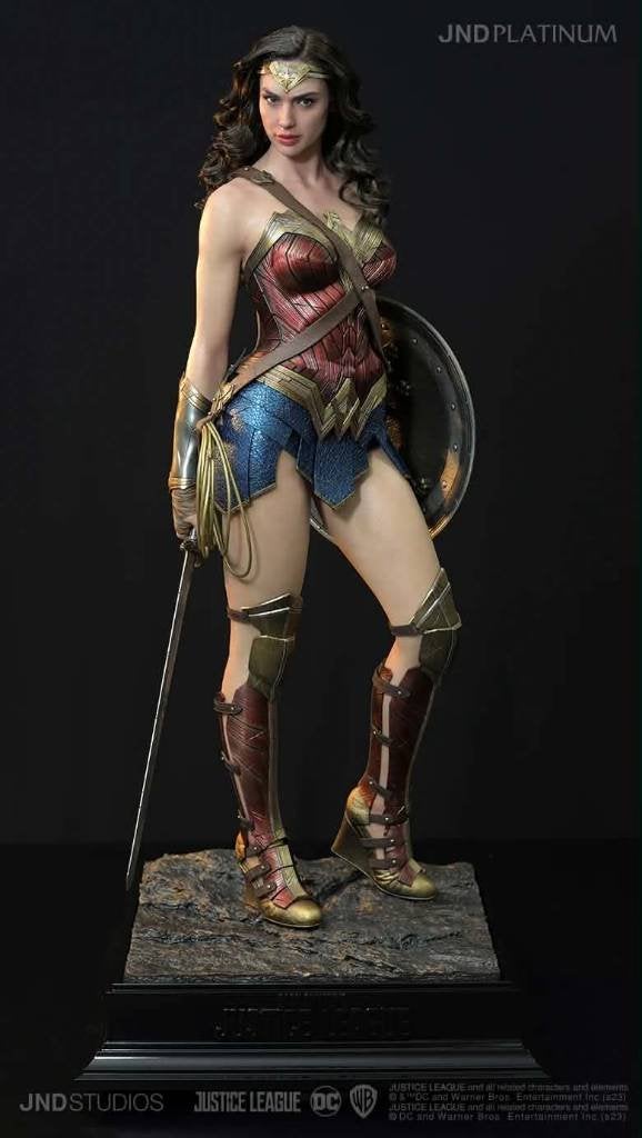 JND Studio Justice League Wonder Woman No Sideshow New !!!, Ophalen, Nieuw, Film, Beeldje, Replica of Model