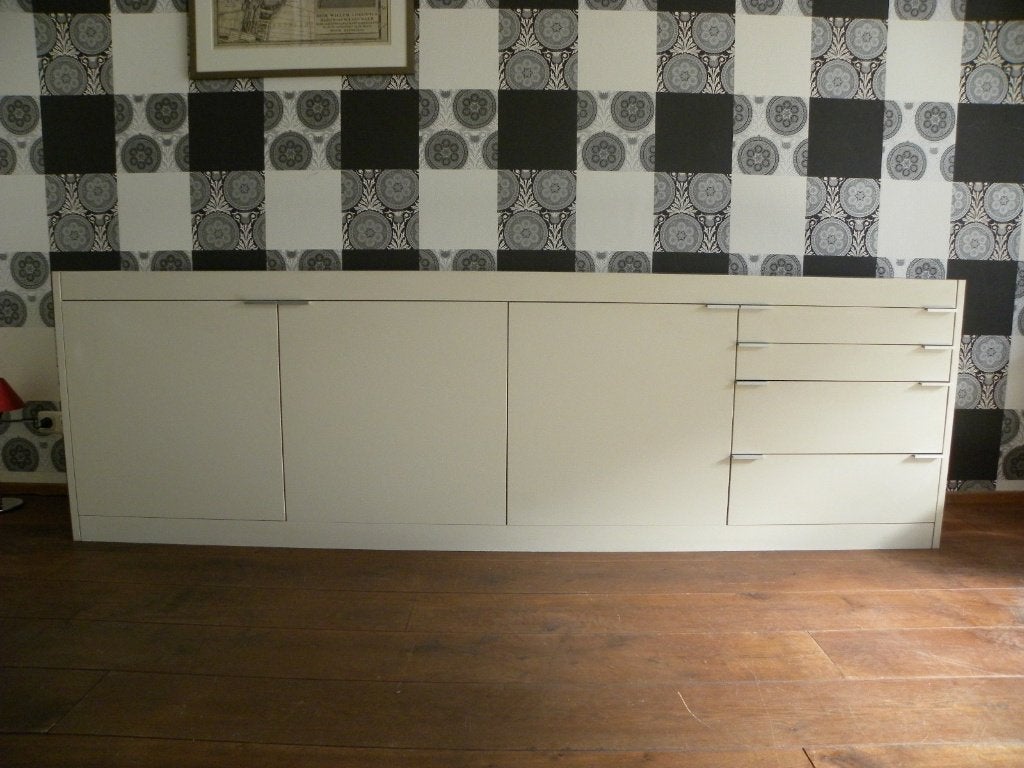 Pastoe L-serie kast, matwit, Ophalen, Modern design, Gebruikt, Met lade(s)