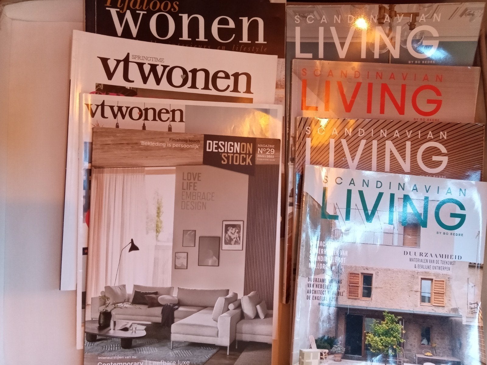 Woonbladen: vtwonen, Tijdloos Wonen, Scandinavian Living, Ophalen of Verzenden, Gelezen, Overige typen