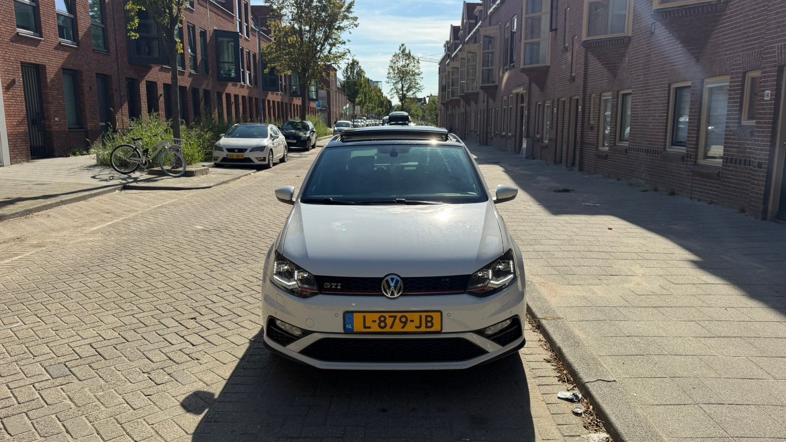 Volkswagen Polo 1.8 TSI 141KW BMT GTI 2017 Wit, Auto's, Dealer onderhouden, USB, Zwart, Wit