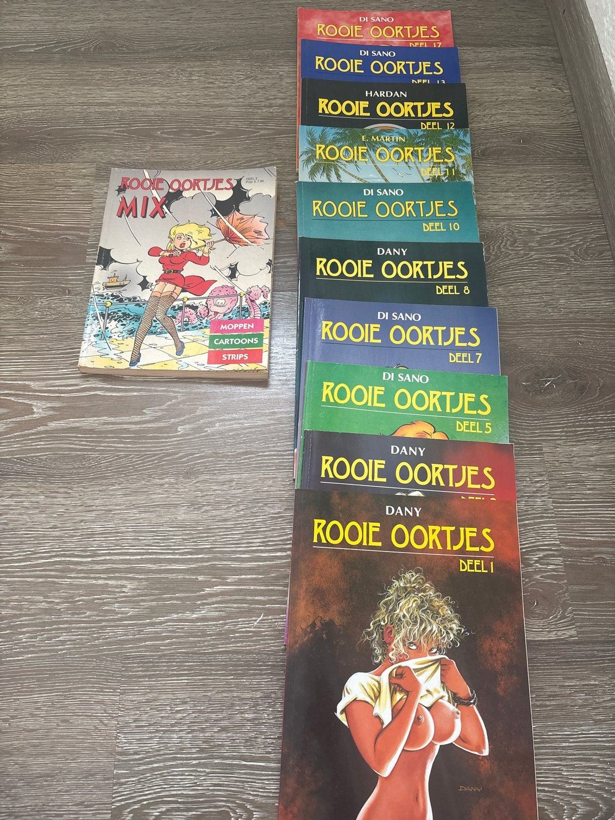 Rooie Oortjes stripboeken en Mix - Diverse delen, Boeken, Meerdere stripboeken, Ophalen of Verzenden, Gelezen