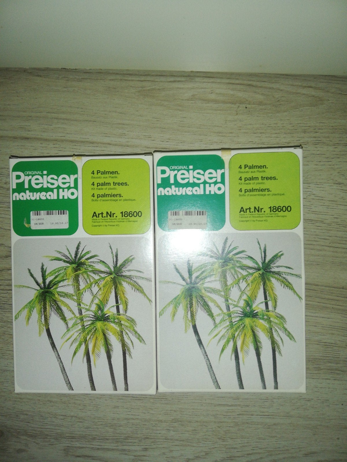 Preiser natural HO Palmbomen (3x4 stuks), Hobby en Vrije tijd, Modeltreinen | H0, Ophalen of Verzenden
