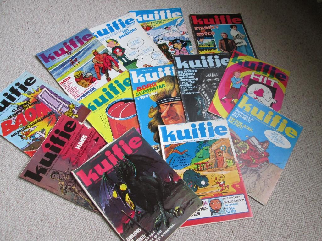 12 stuks Kuifje 1980 ,35e jaargang, Ophalen, Gelezen, Overige typen